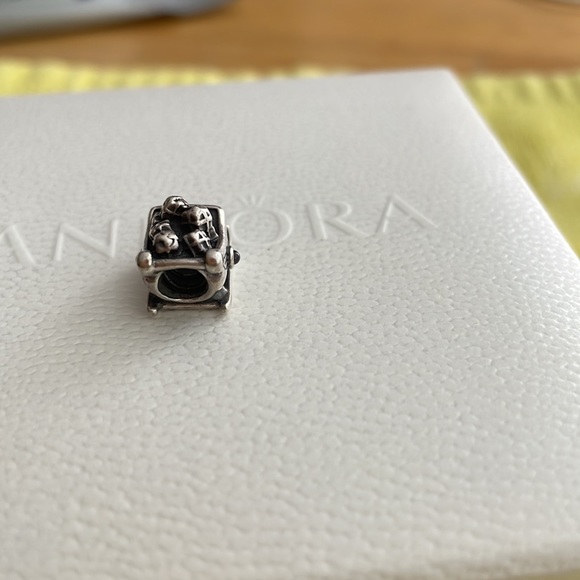 Pandora Sleigh Charm wRuby - Picture 5 of 5